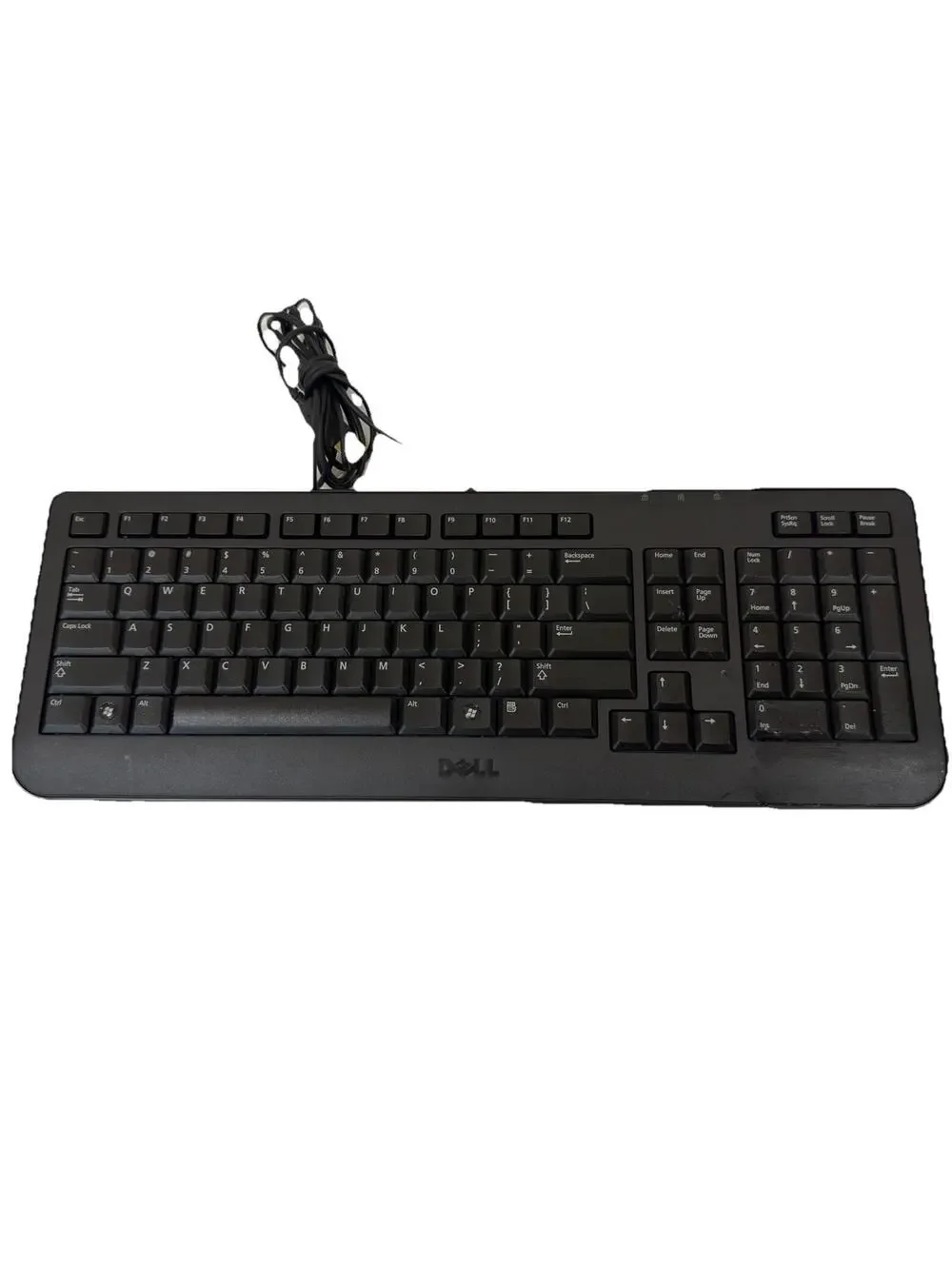 Dell USB Wired Black Keyboard Model KU-1018